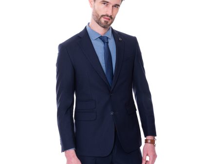 Traje Cruzado Marino Aldo Conti Black Discount