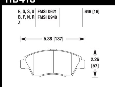 Hawk 13-14 Acura ILX 1.5L Hybrid Incl.Shims Pad Springs Front ER-1 Brake Pads For Discount