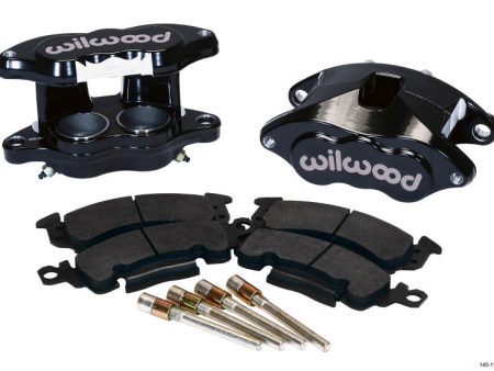 Wilwood D52 Front Caliper Kit - Black Pwdr 2.00   2.00in Piston 1.04in Rotor Fashion