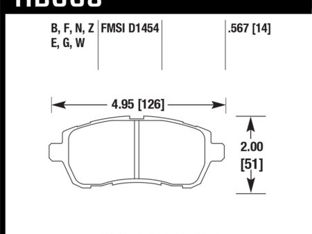 Hawk 11-19 Ford Fiesta 1.6L S OE Incl.Clips Front ER-1 Brake Pads For Cheap