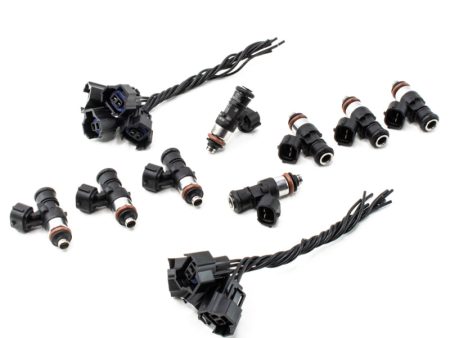 DeatschWerks 00-13 GM Silverado Sierra 4.8 5.3 6.0 6.2 (Excl. Flex Fuel) 2200cc Injectors - Set of 8 Cheap