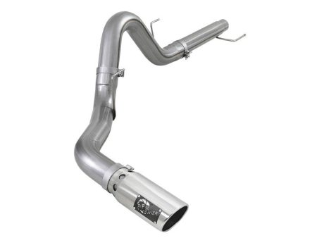 aFe 2021 Ford F-150 V6-3.0L (td) Large Bore 409 SS DPF-Back Exhaust System w  Polished Tip Online Sale