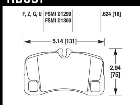 Hawk 09-11 Porsche 911 3.6L Carrera Exc.Ceramic Composite Brakes Rear ER-1 Brake Pads Online