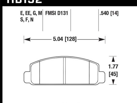 Hawk 88-91 Mazda RX-7 1.3L 10th Anniversary 1 Piston Caliper Front ER-1 Brake Pads Online Sale