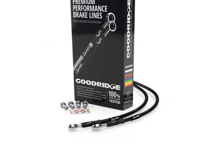 Goodridge 03-04 Honda CBR600RR3 RR4 Black Front SS Brake Lines Sale